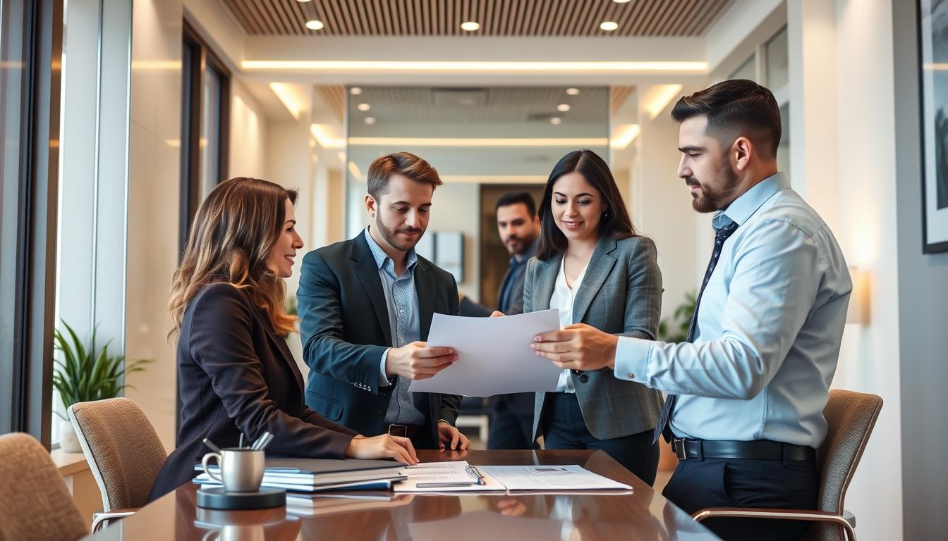 Business contract documents